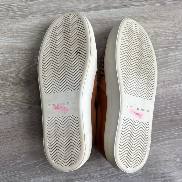 Tan Tassel Slip-On Tassel Loafers Vince Camuto Size 7M - Picture 8 of 8